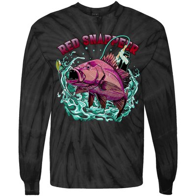 Red Snapper Tie-Dye Long Sleeve Shirt