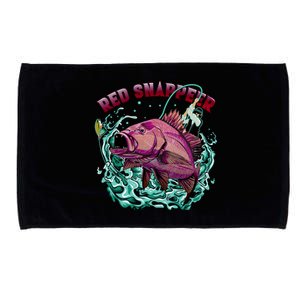 Red Snapper Microfiber Hand Towel