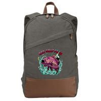 Red Snapper Cotton Canvas Backpack