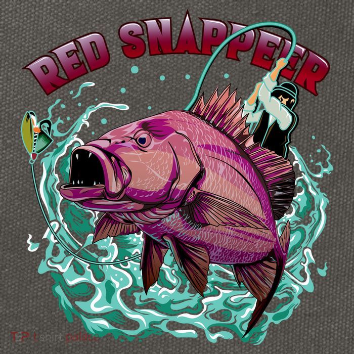Red Snapper Cotton Canvas Backpack
