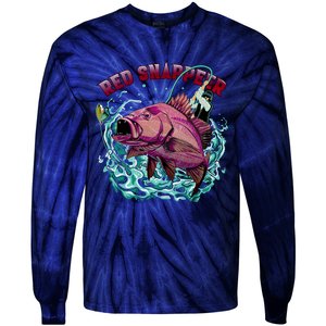 Red Snapper Tie-Dye Long Sleeve Shirt