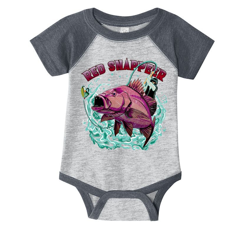 Red Snapper Infant Baby Jersey Bodysuit
