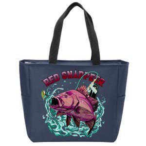 Red Snapper Zip Tote Bag