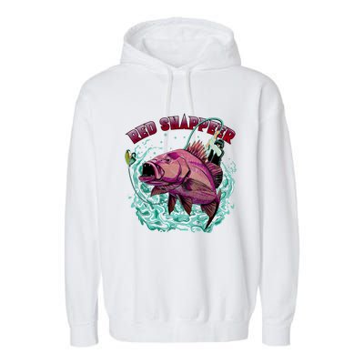 Red Snapper Garment-Dyed Fleece Hoodie