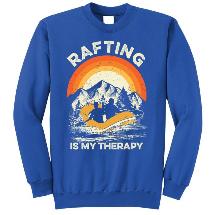 Retro Sunset River I Rafting Gift Sweatshirt