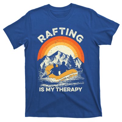 Retro Sunset River I Rafting Gift T-Shirt