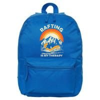 Retro Sunset River I Rafting Gift 16 in Basic Backpack