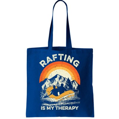 Retro Sunset River I Rafting Gift Tote Bag