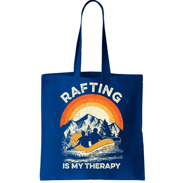 Retro Sunset River I Rafting Gift Tote Bag