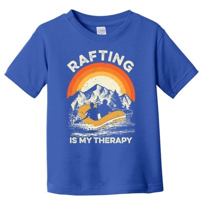 Retro Sunset River I Rafting Gift Toddler T-Shirt