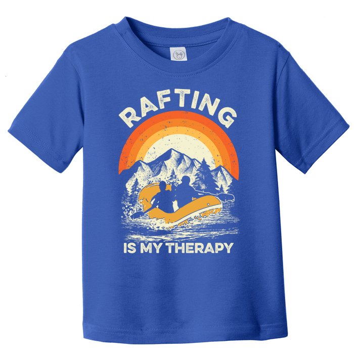 Retro Sunset River I Rafting Gift Toddler T-Shirt