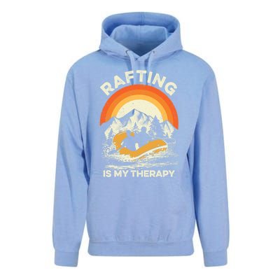 Retro Sunset River I Rafting Gift Unisex Surf Hoodie