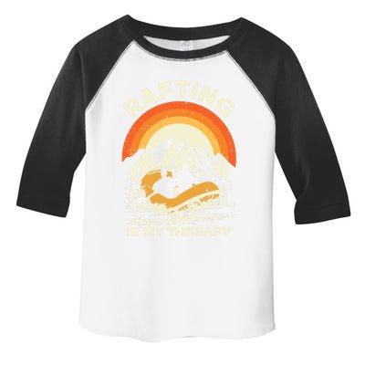 Retro Sunset River I Rafting Gift Toddler Fine Jersey T-Shirt