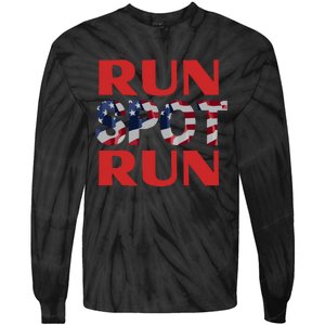 Run Spot Run Trump Tie-Dye Long Sleeve Shirt