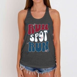 Run Spot Run 2024 Women's Knotted Racerback Tank