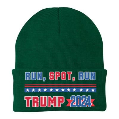 Run Spot Run Trump 2024 Knit Cap Winter Beanie