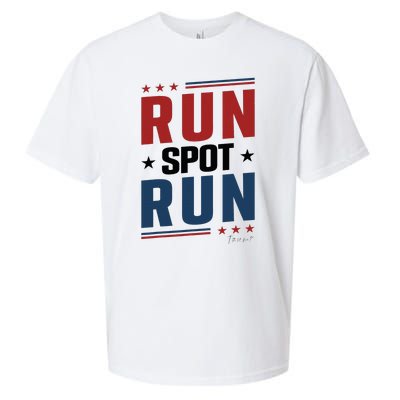 Run Spot Run Run Spot Run Trump 2024 Sueded Cloud Jersey T-Shirt