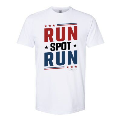 Run Spot Run Run Spot Run Trump 2024 Softstyle CVC T-Shirt