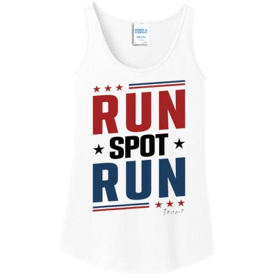 Run Spot Run Run Spot Run Trump 2024 Ladies Essential Tank