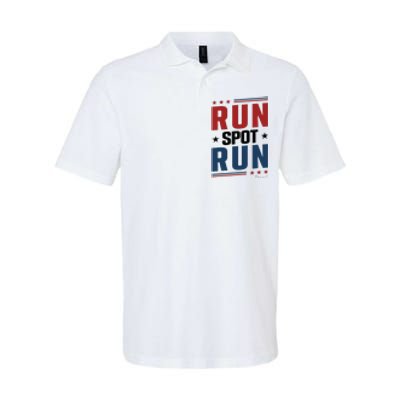 Run Spot Run Run Spot Run Trump 2024 Softstyle Adult Sport Polo