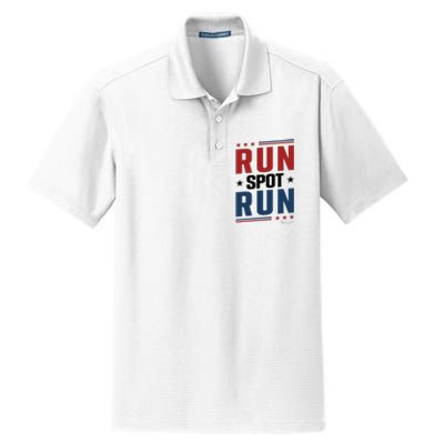 Run Spot Run Run Spot Run Trump 2024 Dry Zone Grid Polo