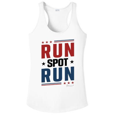 Run Spot Run Run Spot Run Trump 2024 Ladies PosiCharge Competitor Racerback Tank