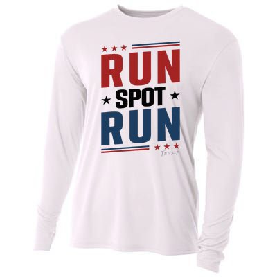 Run Spot Run Run Spot Run Trump 2024 Cooling Performance Long Sleeve Crew