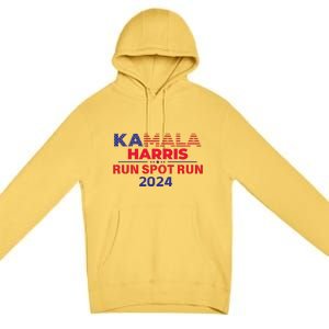 Run Spot Run Donald Trump Debate 2024 Kamala Premium Pullover Hoodie