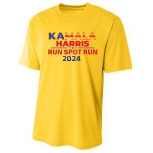 Run Spot Run Donald Trump Debate 2024 Kamala Performance Sprint T-Shirt