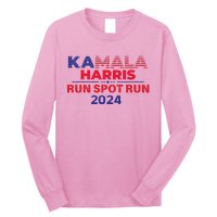 Run Spot Run Donald Trump Debate 2024 Kamala Long Sleeve Shirt