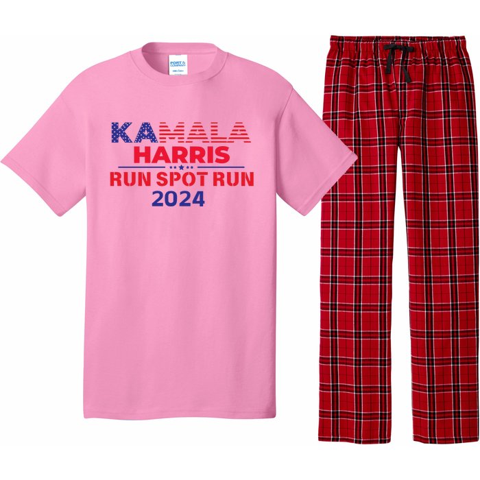 Run Spot Run Donald Trump Debate 2024 Kamala Pajama Set