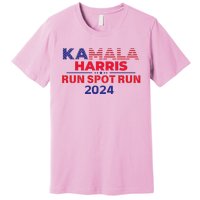 Run Spot Run Donald Trump Debate 2024 Kamala Premium T-Shirt