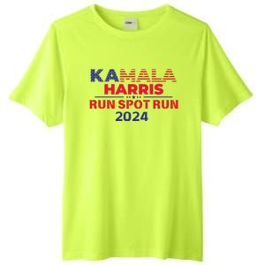 Run Spot Run Donald Trump Debate 2024 Kamala Tall Fusion ChromaSoft Performance T-Shirt