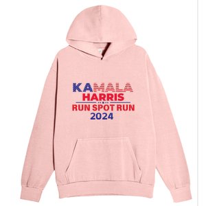 Run Spot Run Donald Trump Debate 2024 Kamala Urban Pullover Hoodie