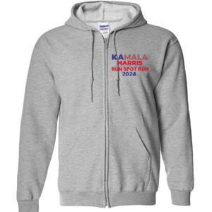 Run Spot Run Donald Trump Debate 2024 Kamala Full Zip Hoodie