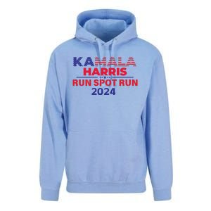 Run Spot Run Donald Trump Debate 2024 Kamala Unisex Surf Hoodie