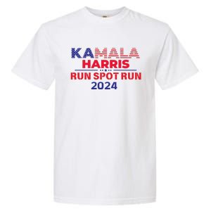 Run Spot Run Donald Trump Debate 2024 Kamala Garment-Dyed Heavyweight T-Shirt