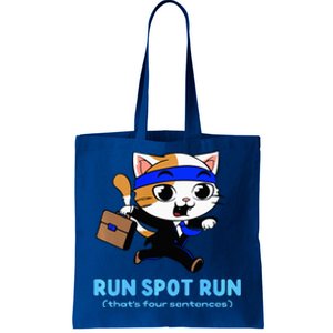 Run Spot Run Politicat Tote Bag