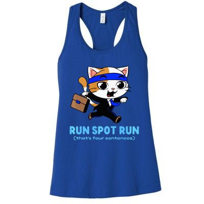 Run Spot Run Politicat Women's Racerback Tank