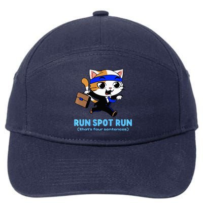 Run Spot Run Politicat 7-Panel Snapback Hat