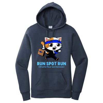 Run Spot Run Politicat Women's Pullover Hoodie