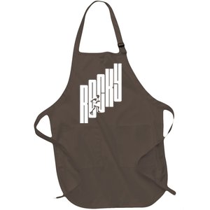 Rocky Stairs Full-Length Apron With Pockets