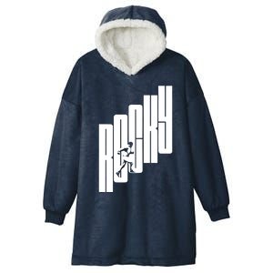 Rocky Stairs Hooded Wearable Blanket