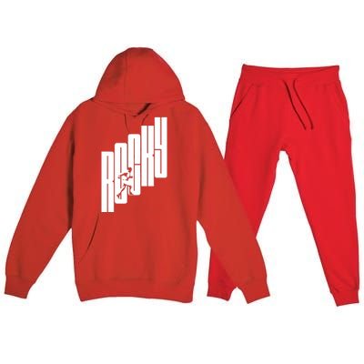 Rocky Stairs Premium Hooded Sweatsuit Set