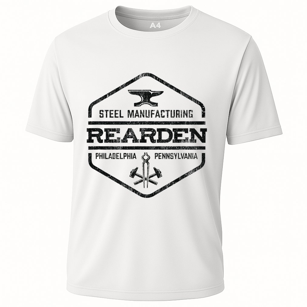 Rearden Steel Rearden Steel Manufacturing Cooling Performance Crew T-Shirt