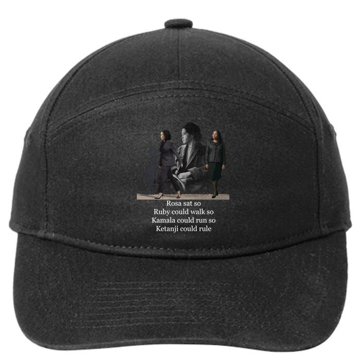 Rosa Sat Ruby Walk Kamala Run Ketanji Rule 7-Panel Snapback Hat