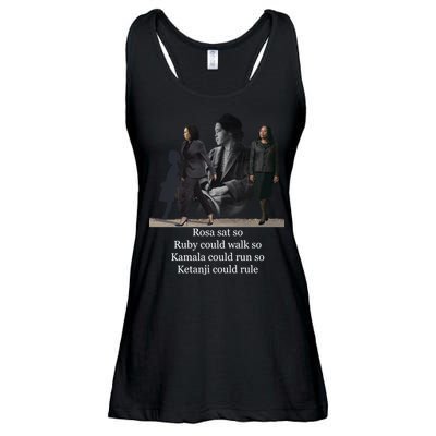 Rosa Sat Ruby Walk Kamala Run Ketanji Rule Ladies Essential Flowy Tank
