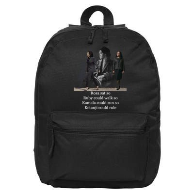 Rosa Sat Ruby Walk Kamala Run Ketanji Rule 16 in Basic Backpack