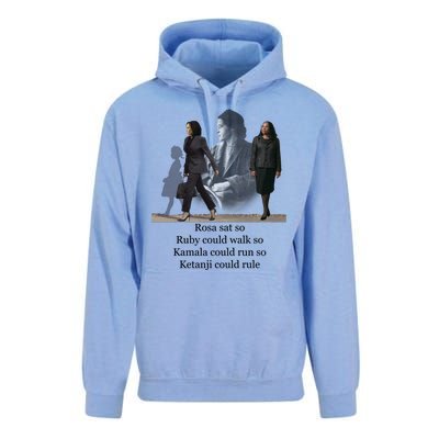 Rosa Sat Ruby Walk Kamala Run Ketanji Rule Unisex Surf Hoodie