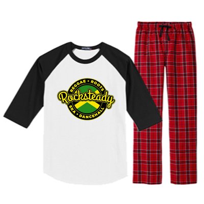 Rocksteady Skinhead Reggae Roots Ska Dancehall Jamaican Raglan Sleeve Pajama Set